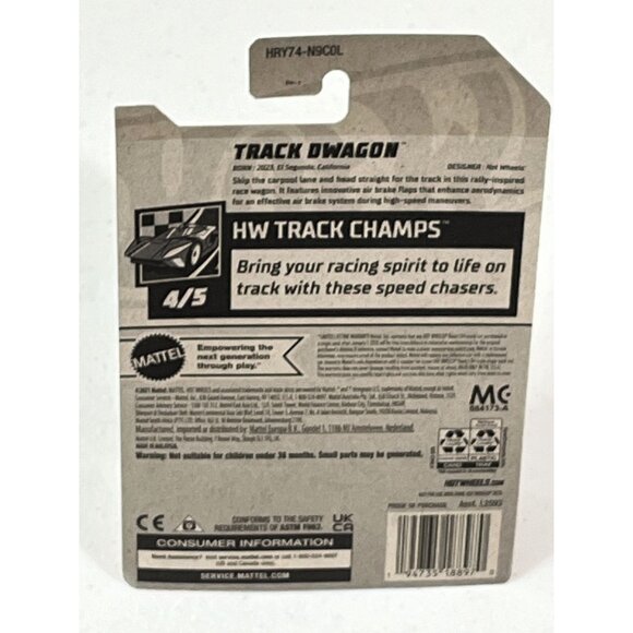Hot Wheels Track Dwagon 2024 HW Track Champs 1:64 Race Car Toy NIP - Picture 9 of 9